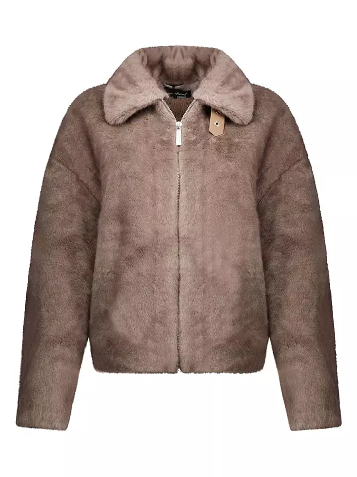 Geographical Norway Kurtka przejściowa "Donica" w kolorze beżowym rozmiar: L