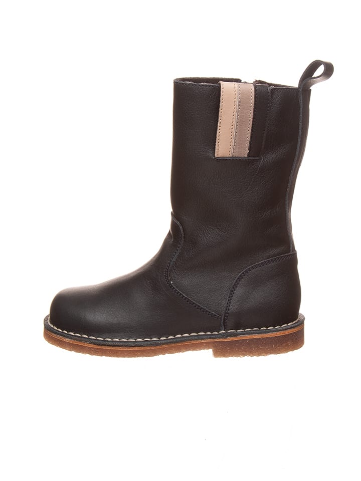 kmins Skórzane kozaki w kolorze granatowym rozmiar: 31