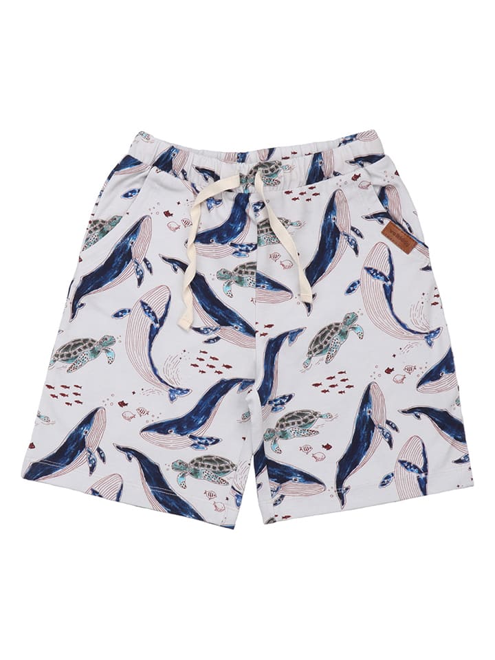 Walkiddy Szorty dresowe w kolorze białym rozmiar: 122