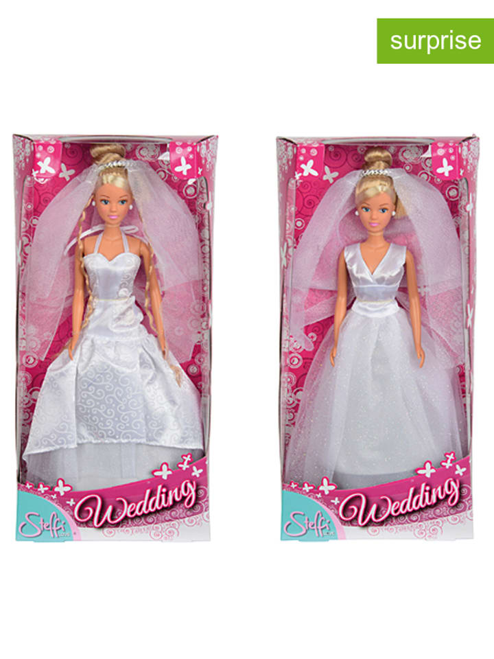 Simba Lalka "Steffi - Wedding" (produkt niespodzianka) - 3+ rozmiar: onesize