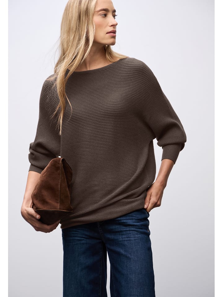 Cecil Sweter w kolorze ciemnobrązowym rozmiar: 42