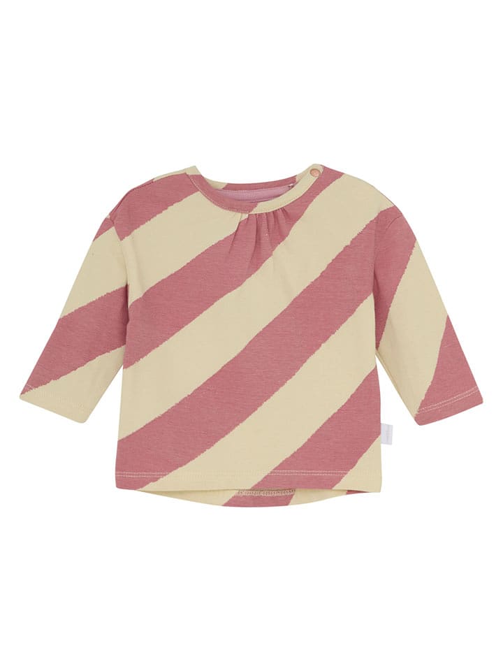 Noppies Koszulka "Talladega" w kolorze beżowo-różowym rozmiar: 74