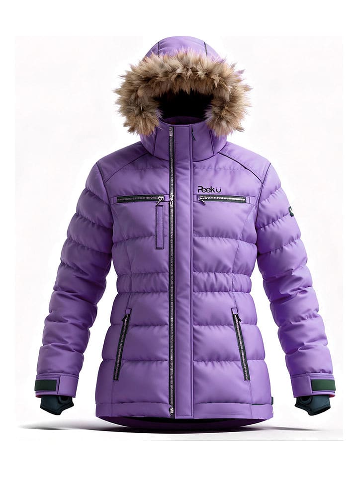 Peek U Parka zimowa w kolorze fioletowym rozmiar: 110