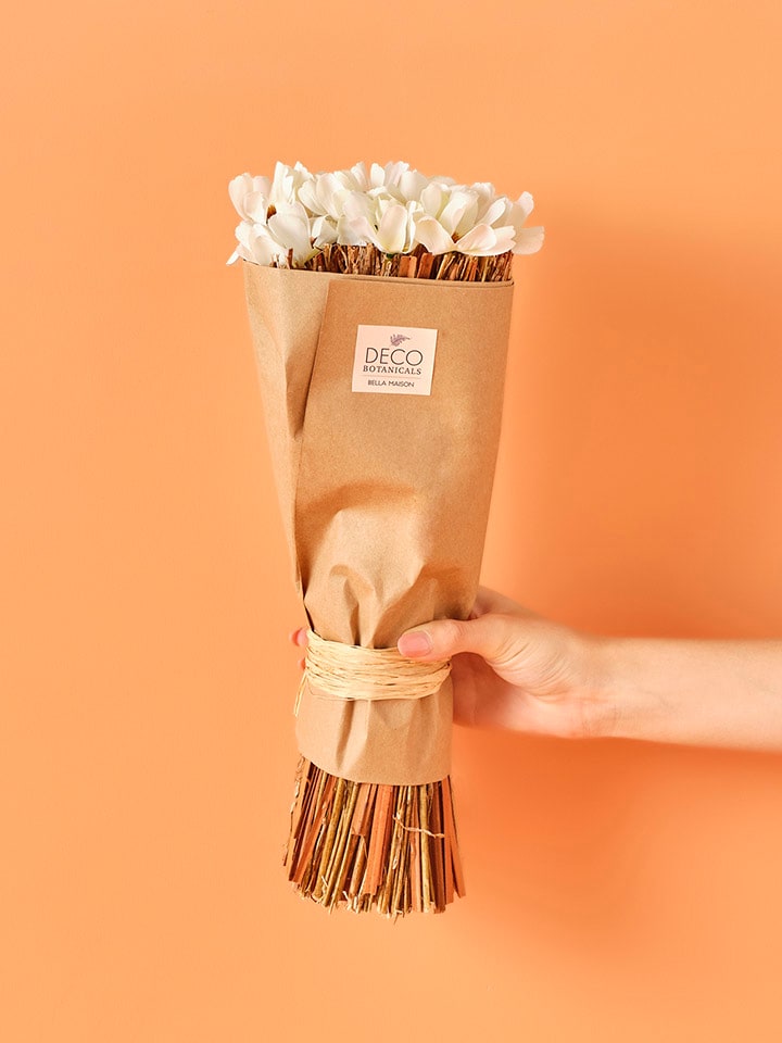 BELLA MAISON Bukiet suszonych kwiatów "Daisy Dal" w kolorze białym - wys. 35 cm rozmiar: onesize