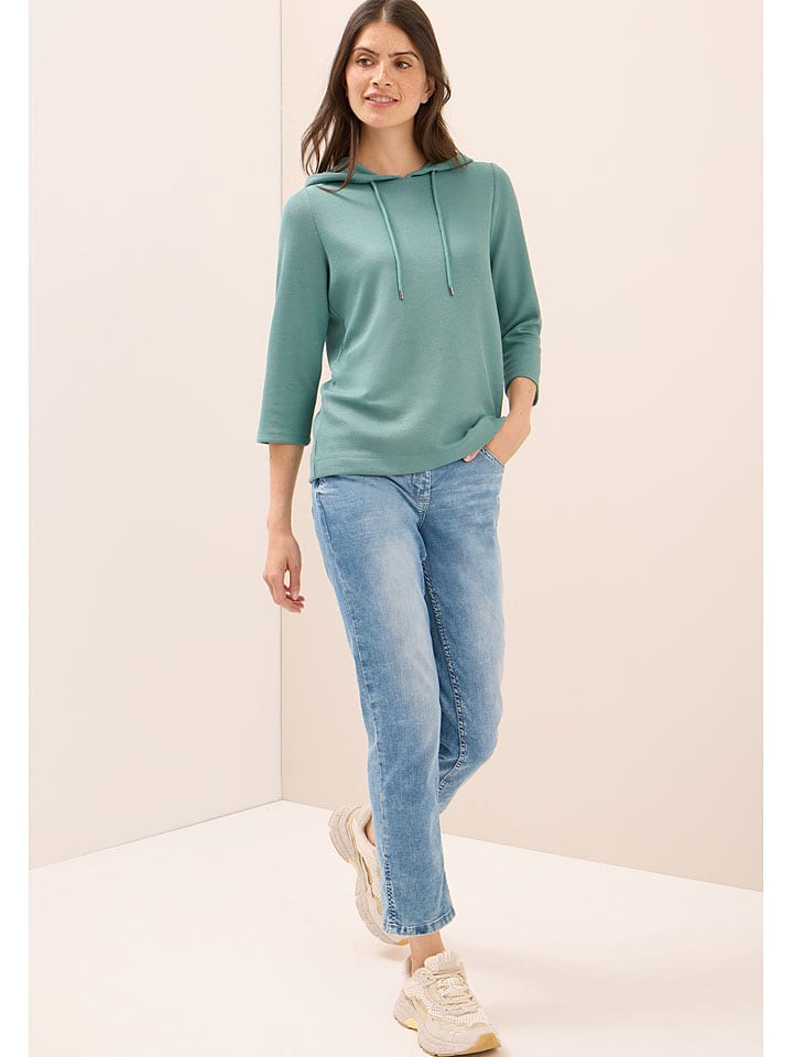 Cecil Bluza w kolorze turkusowym rozmiar: L