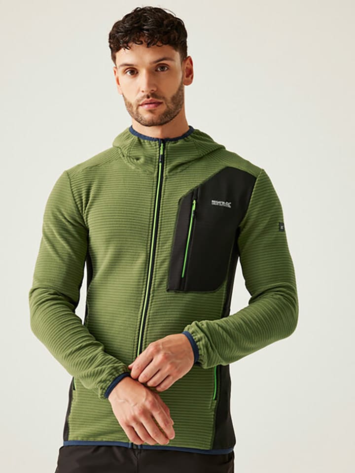 Regatta Kurtka polarowa "Lakewright" w kolorze zielonym rozmiar: M