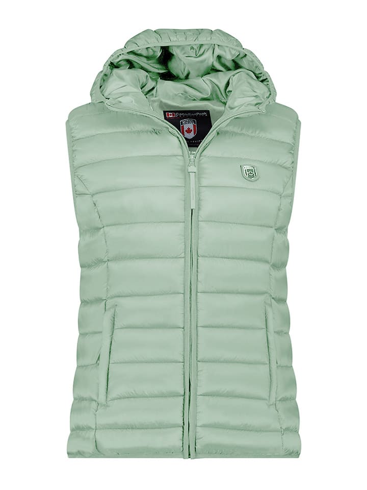 Canadian Peak Kamizelka pikowana "Vakitaleak" w kolorze miętowym rozmiar: S