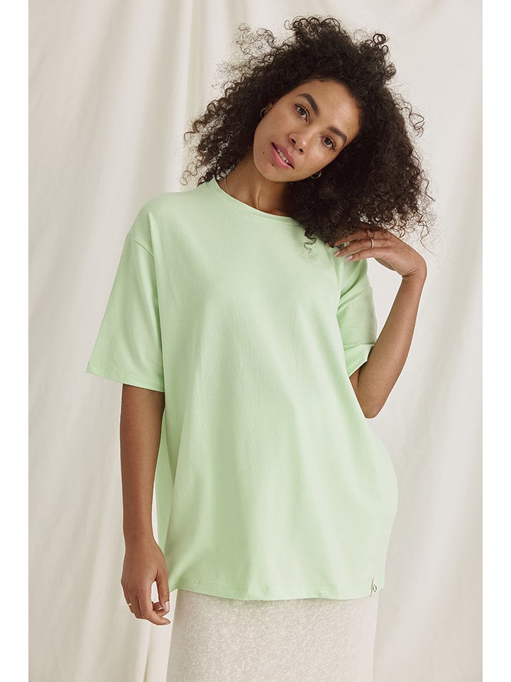 Cotton Candy Koszulka "Umut" w kolorze miętowym rozmiar: L