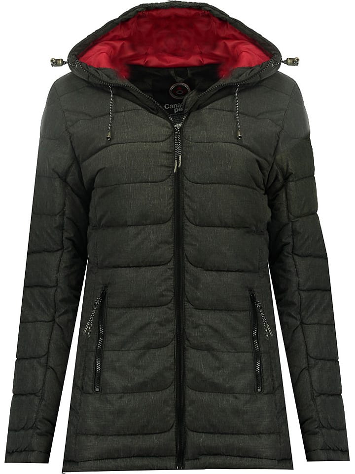 Canadian Peak Płaszcz pikowany "Aromeak" w kolorze antracytowym rozmiar: XL