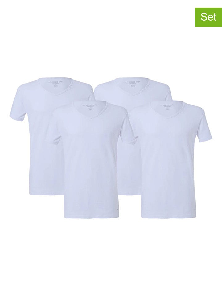 McGregor Koszulki (4 szt.) w kolorze białym rozmiar: XL