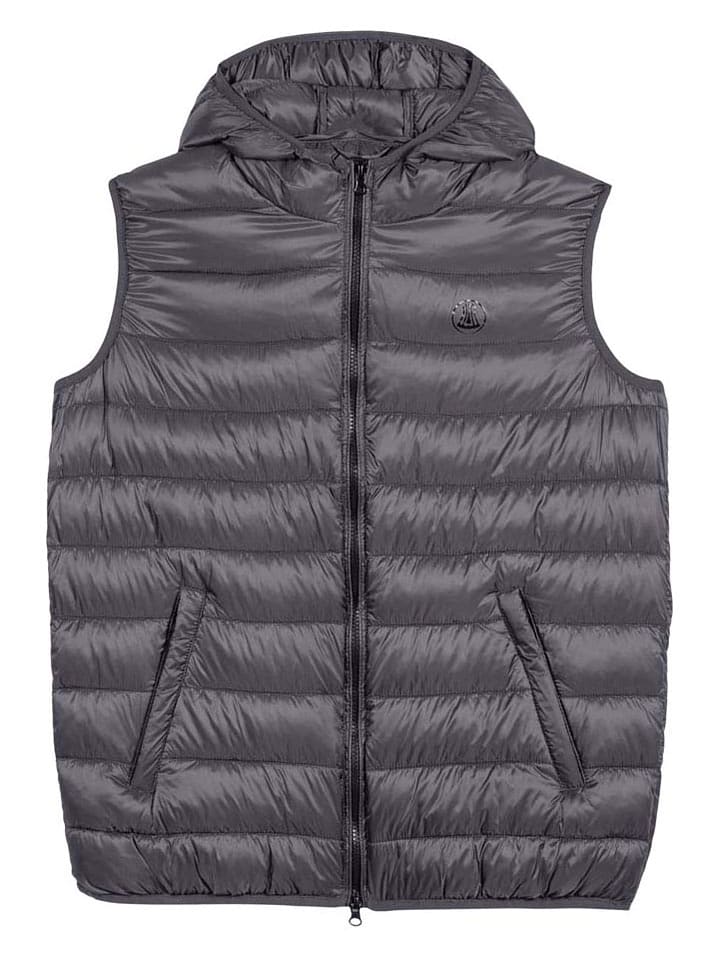 Herrlicher Kamizelka pikowana w kolorze szarym rozmiar: XL