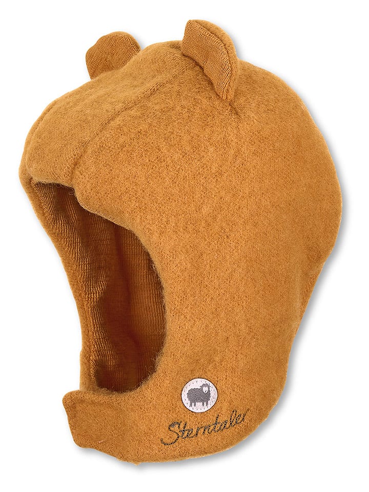 Sterntaler Wełniana kominiarka w kolorze jasnobrązowym rozmiar: 43 cm