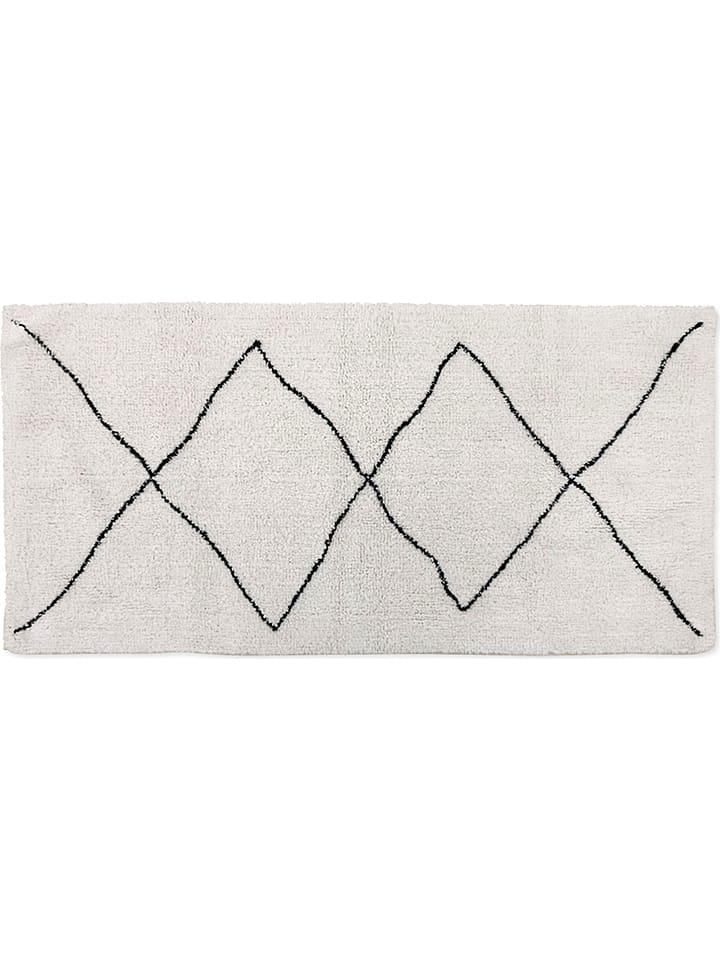 Deco Lorrie Dywan "Ania" w kolorze kremowo-czarnym - 140 x 70 cm rozmiar: onesize