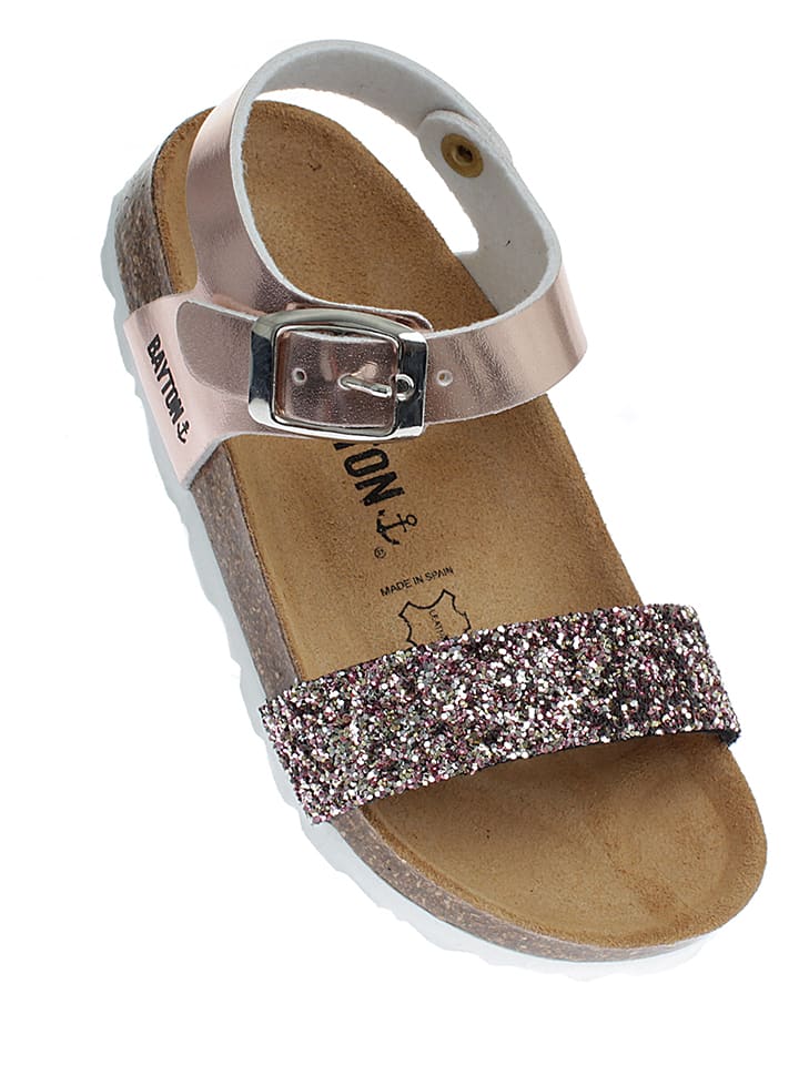 BAYTON Sandały "Tyche" w kolorze szaroróżowym rozmiar: 24