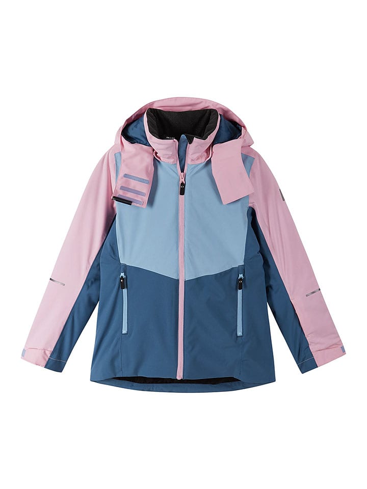 Reima Kurtka zimowa "Lainio" w kolorze niebiesko-jasnoróżowo-błękitnym rozmiar: 152