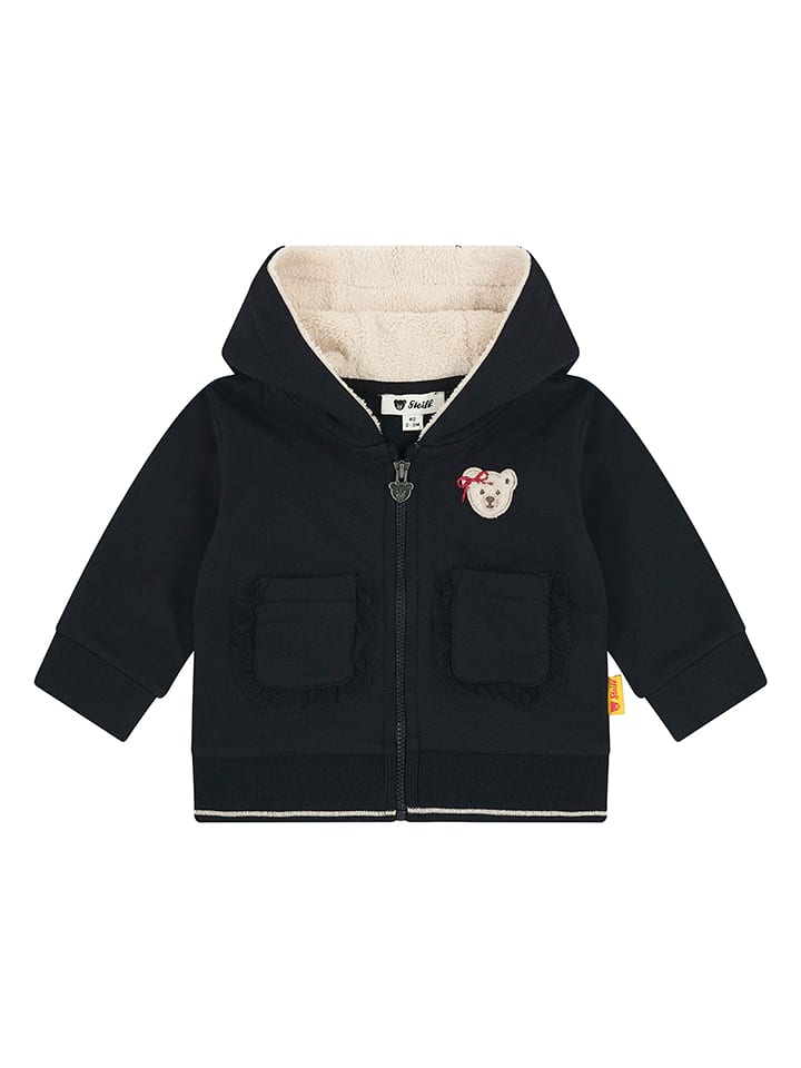 Steiff Bluza w kolorze czarnym rozmiar: 80