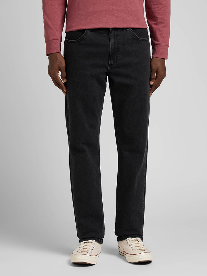 Wrangler Dżinsy - Regular fit - w kolorze antracytowym rozmiar: W32/L34