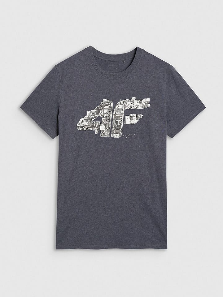 4F Koszulka w kolorze szarym rozmiar: M