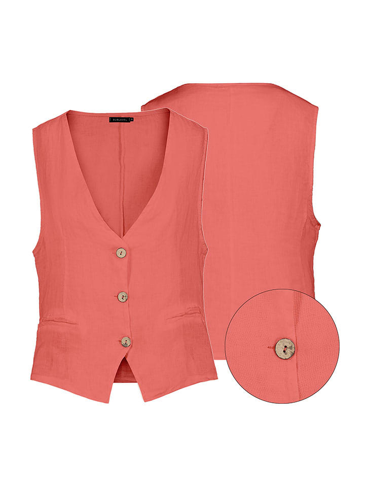 Eight2Nine Kamizelka w kolorze czerwonym rozmiar: M/L