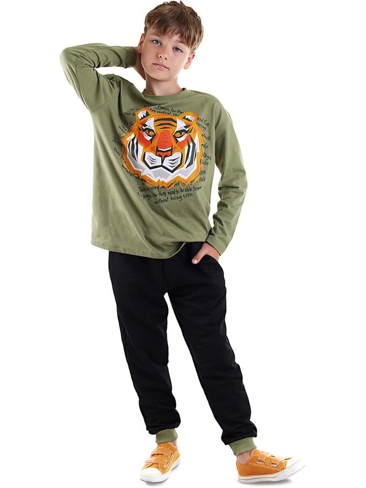 Denokids 2-częściowy zestaw w kolorze granatowo-oliwkowym rozmiar: 116