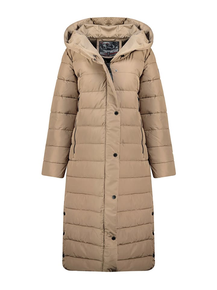 Canadian Peak Płaszcz pikowany "Constanceak" w kolorze szarobrązowym rozmiar: XL