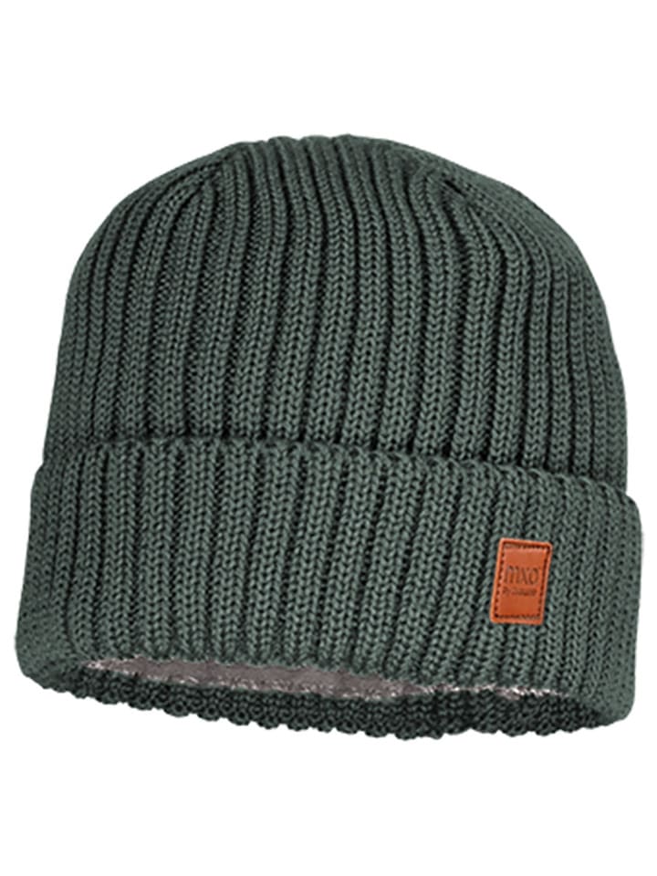 MaxiMo Wełniana czapka w kolorze zielonym rozmiar: 53 cm