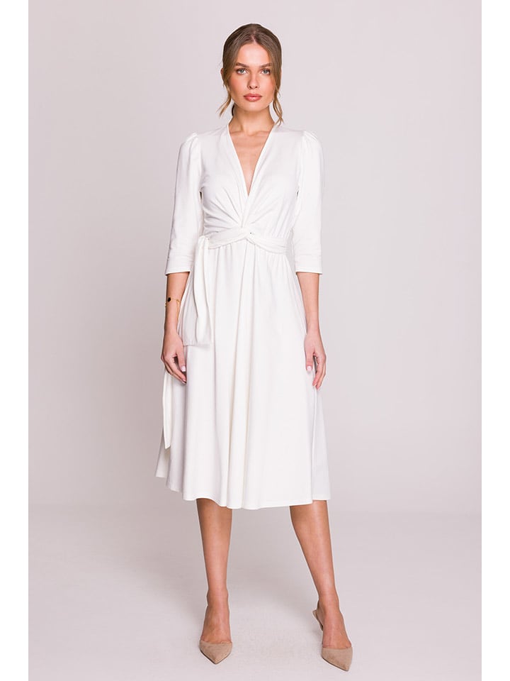 Stylove Sukienka w kolorze kremowym rozmiar: S