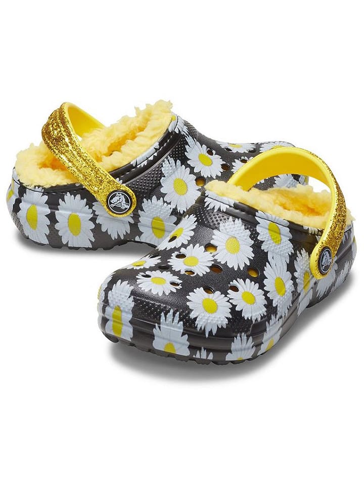 Crocs Chodaki "Vacay Vibes" w kolorze czarno-żółto-białym rozmiar: 28/29