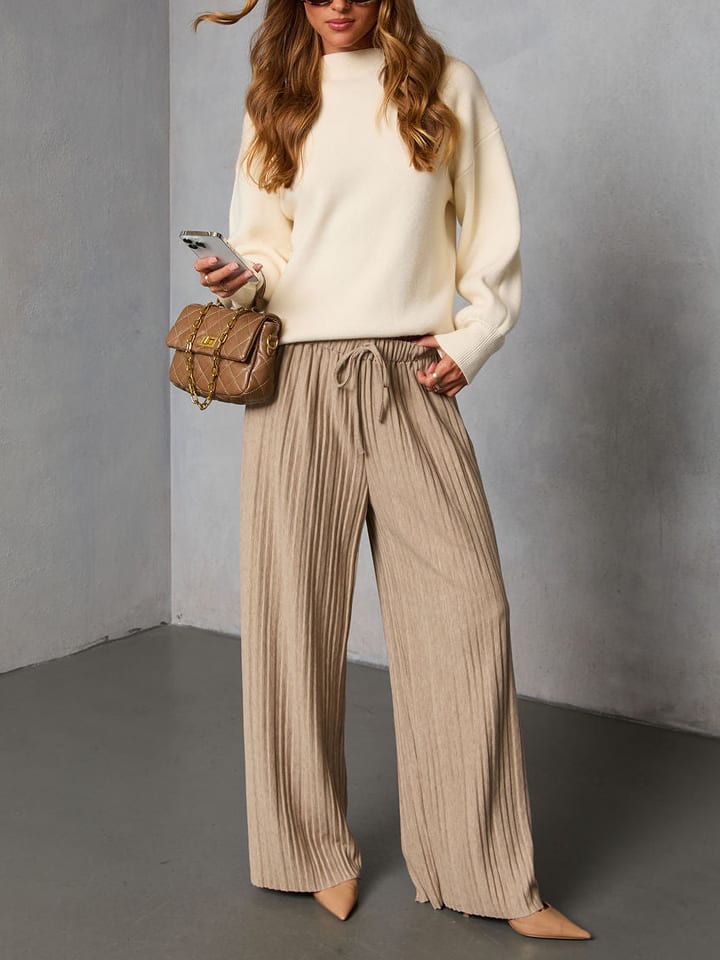 LA Angels Spodnie w kolorze beżowym rozmiar: M