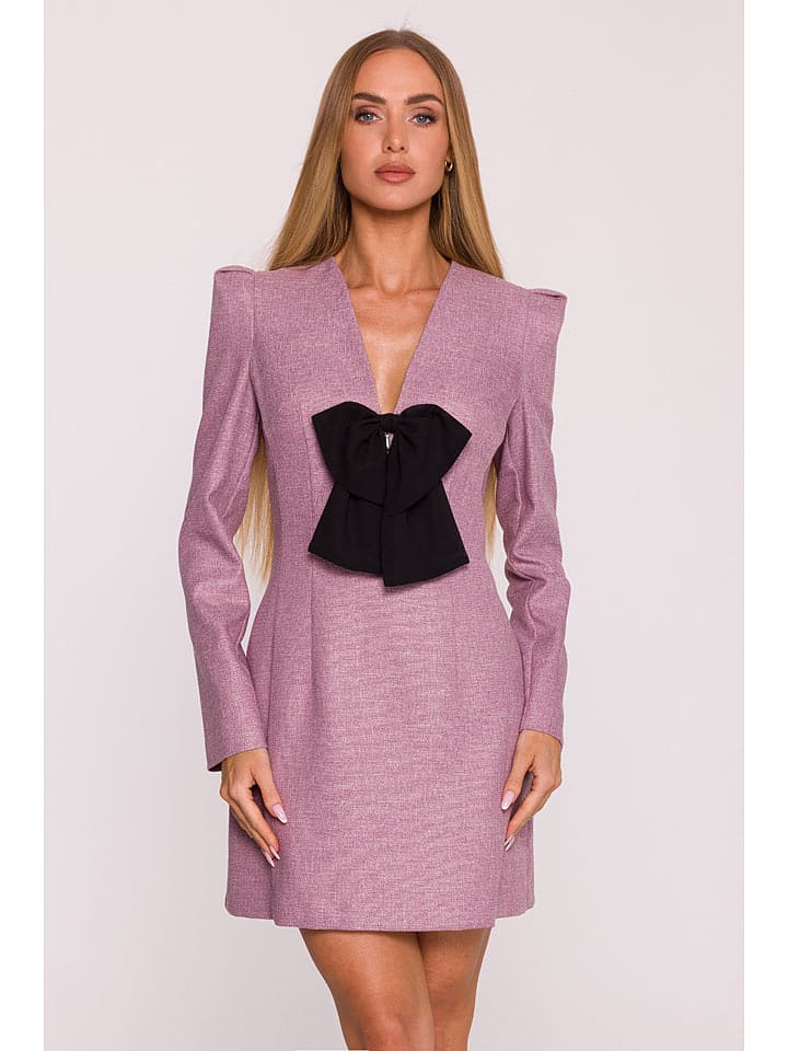 made of emotion Sukienka w kolorze bordowym rozmiar: XL