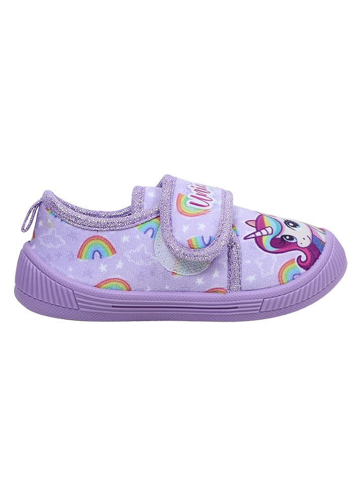 Unicorn Slippersy w kolorze fioletowym rozmiar: 23