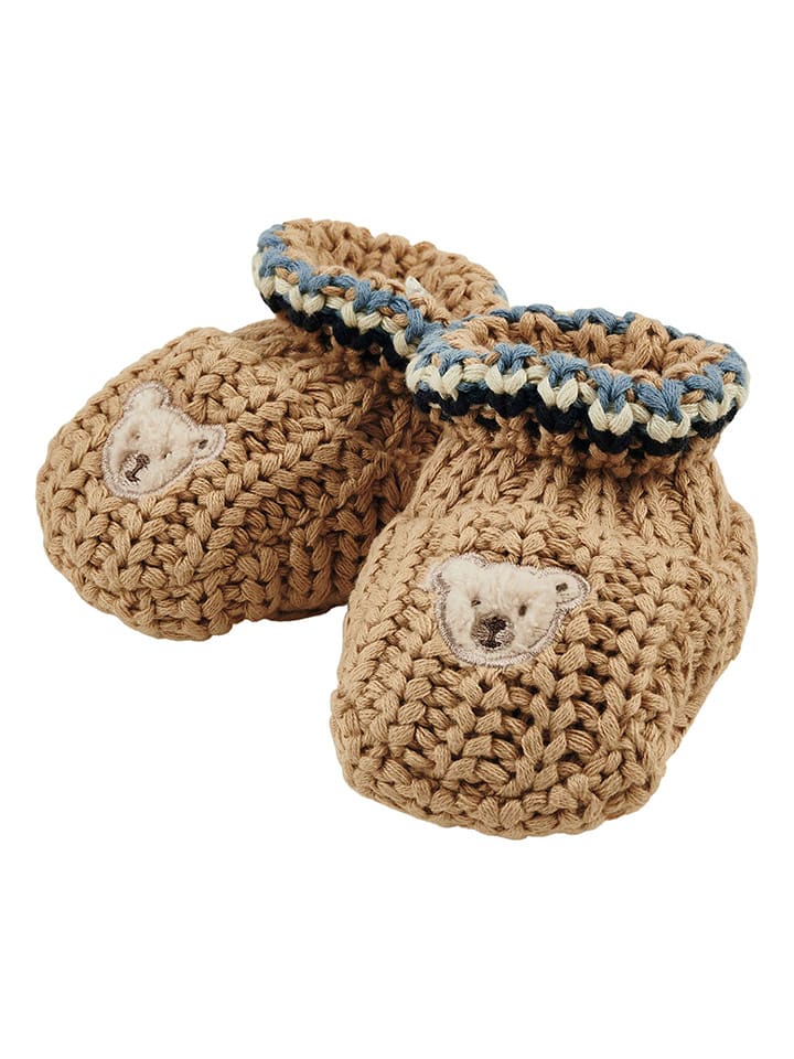 Steiff Skarpety w kolorze jasnobrązowym rozmiar: 56-68