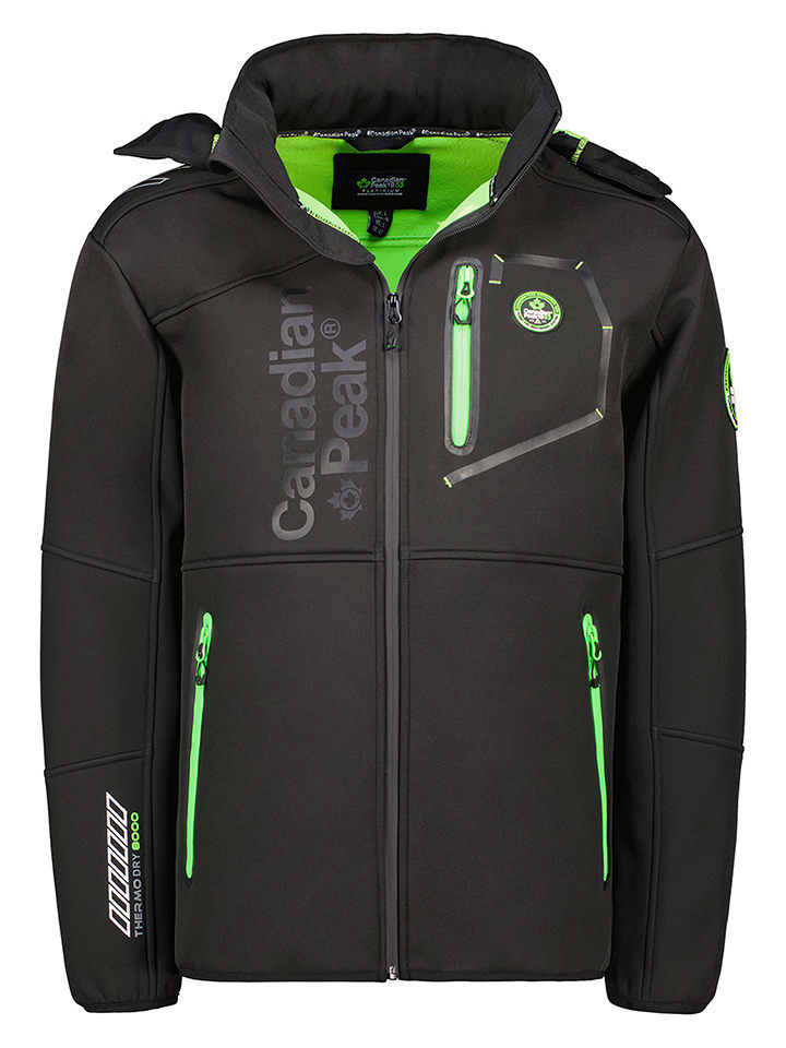 Canadian Peak Kurtka softshellowa "Tubis" w kolorze czarnym rozmiar: XL