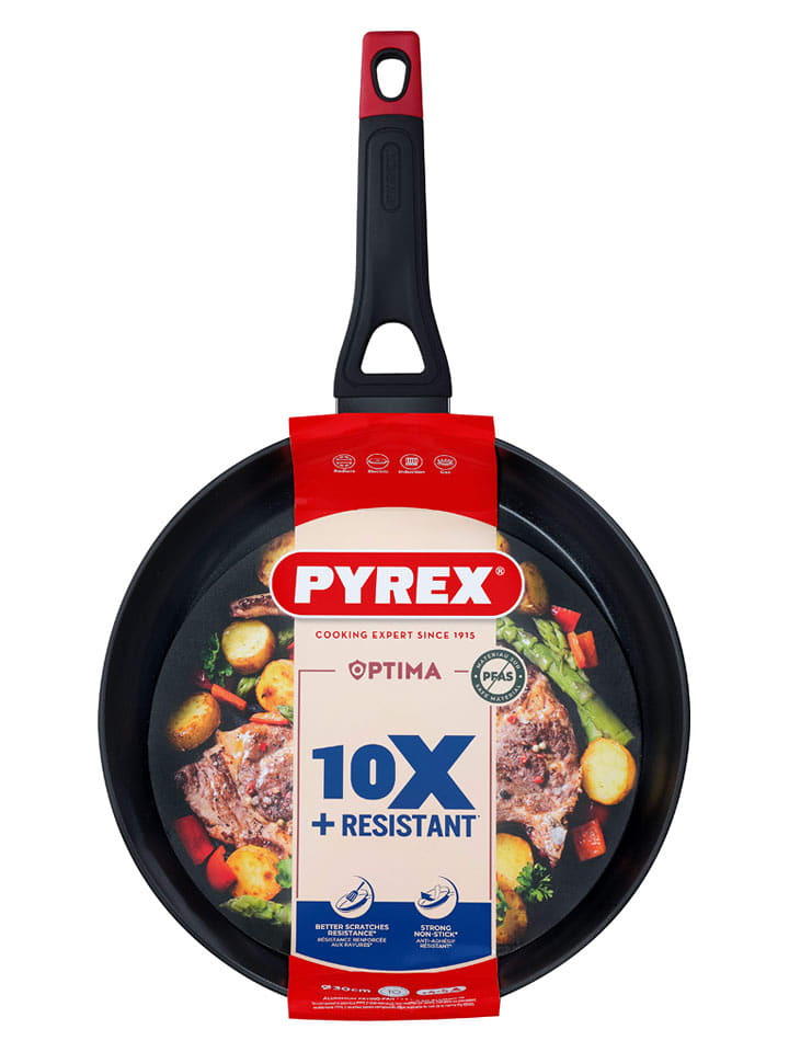 Pyrex Patelnia "Optima" w kolorze czarnym - Ø 30 cm rozmiar: onesize