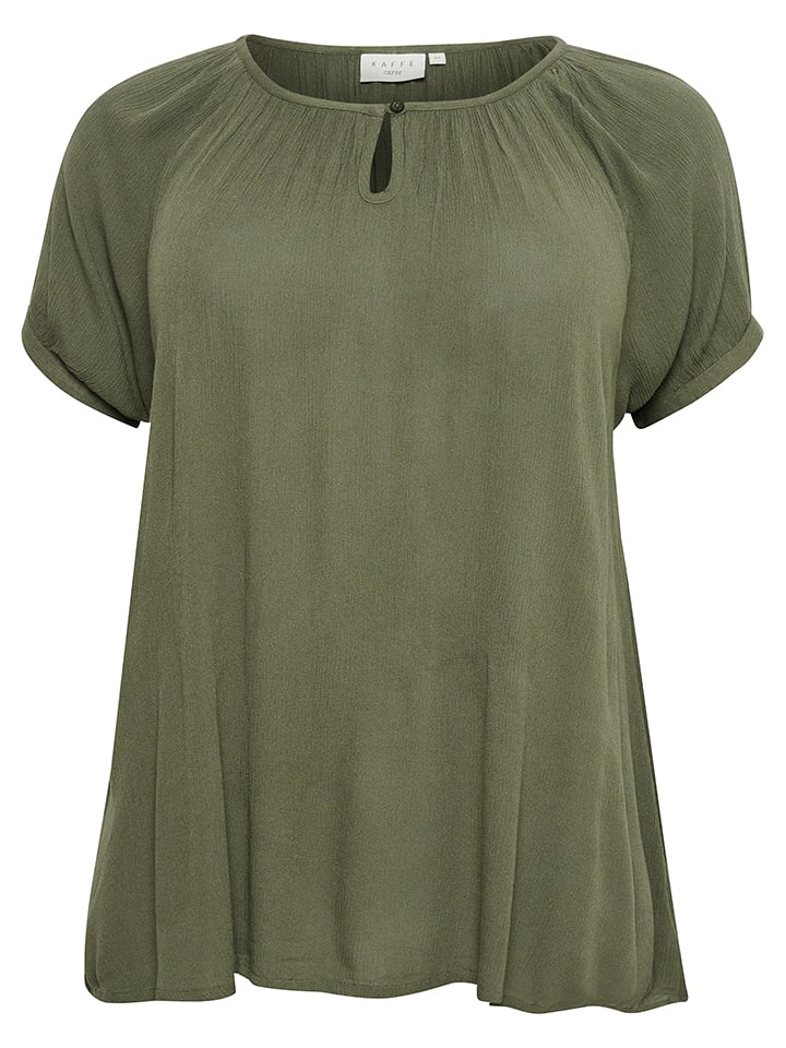 KAFFE curve Bluzka w kolorze khaki rozmiar: 44
