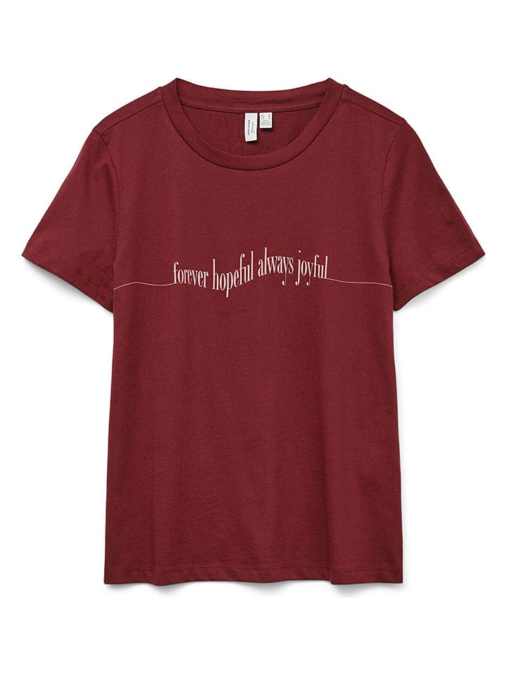 Vero Moda Koszulka w kolorze czerwonym rozmiar: M