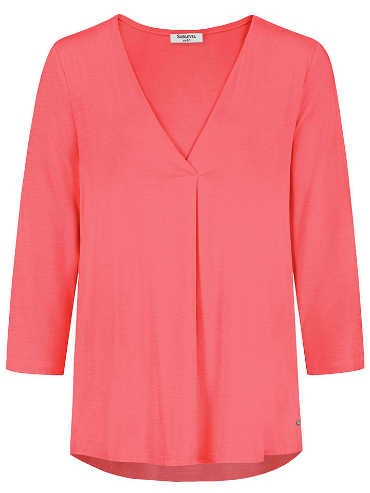 Sublevel Koszulka w kolorze łososiowym rozmiar: S