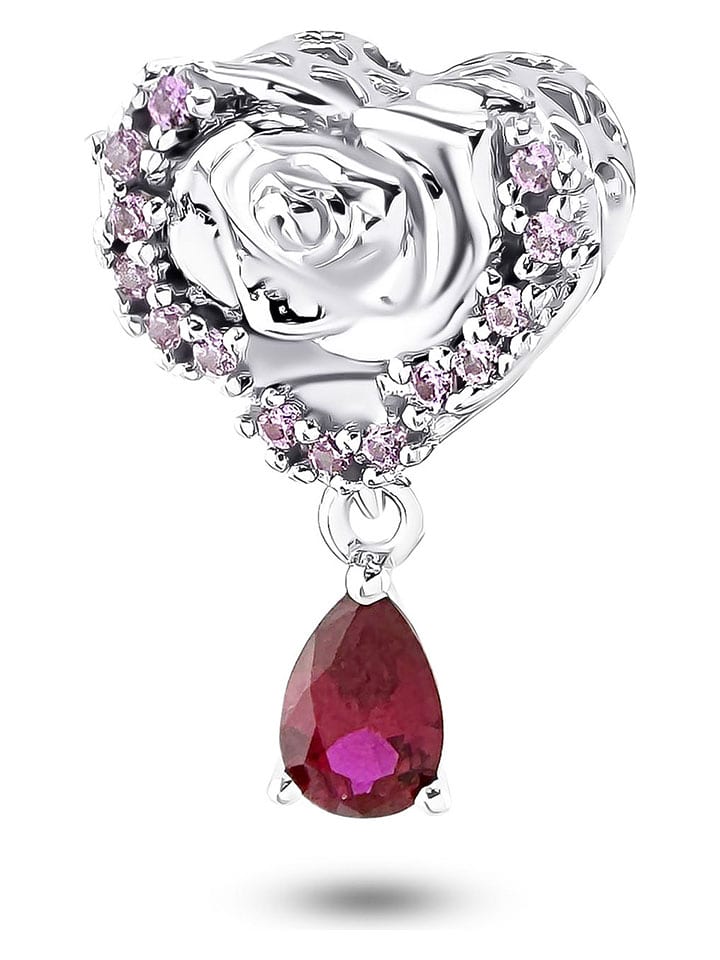 CHARM'S Srebrny charms z cyrkoniami rozmiar: onesize