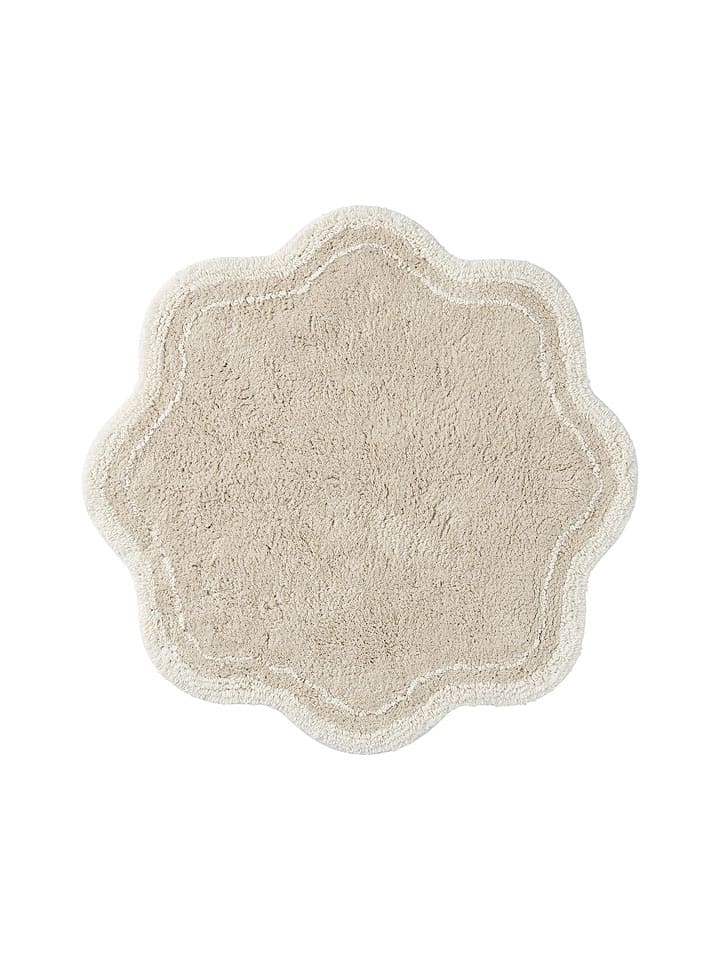 Ellos Home Dywanik łazienkowy "Louie" w kolorze beżowym rozmiar: 60 cm