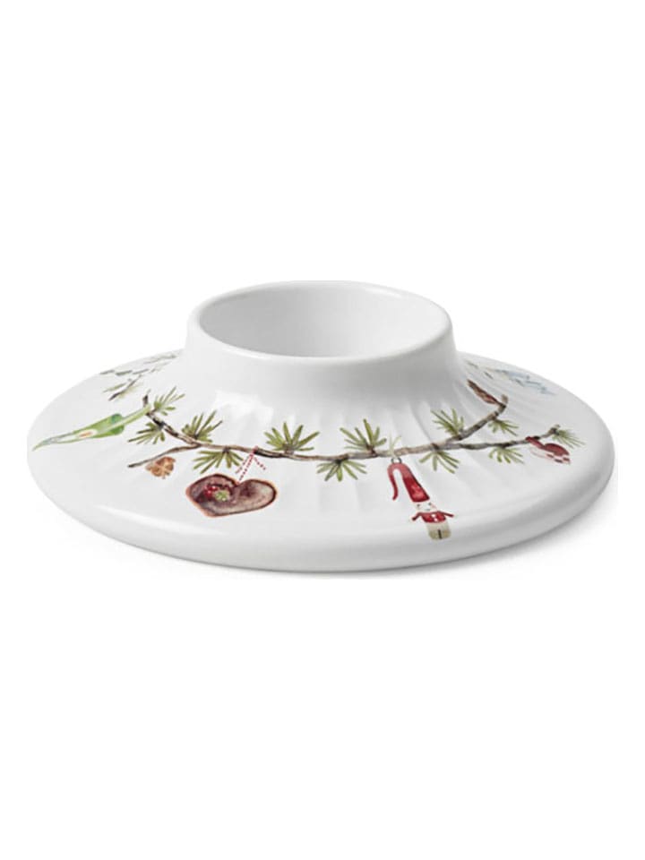 Rosendahl Świecznik "Hammershøi Christmas" w kolorze białym - wys. 4 cm rozmiar: onesize