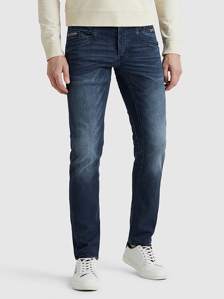PME Legend Dżinsy "Bare Metal" - Regular fit - w kolorze granatowym rozmiar: W34/L32