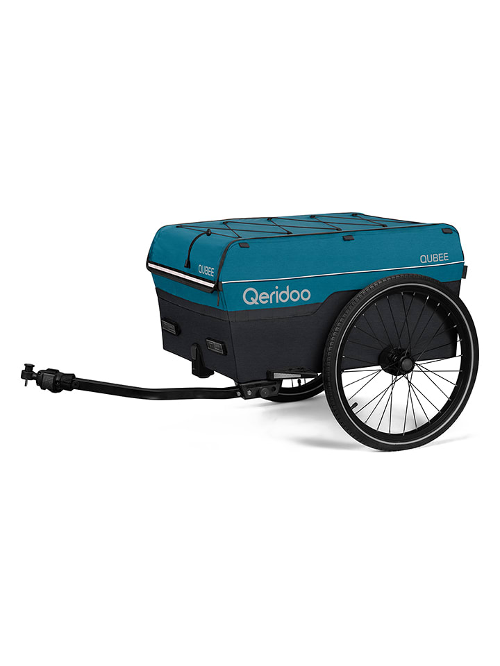 Qeridoo Przyczepka bagażowa "Qubee Limited Edition" w kolorze morskim rozmiar: onesize