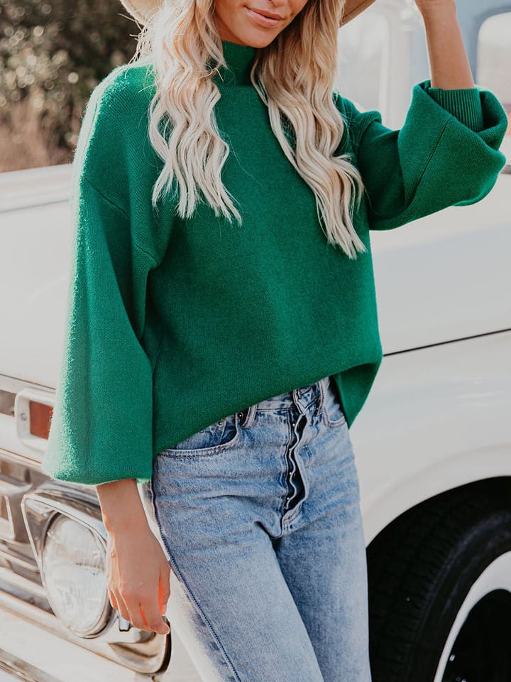 LA Angels Sweter w kolorze zielonym rozmiar: M