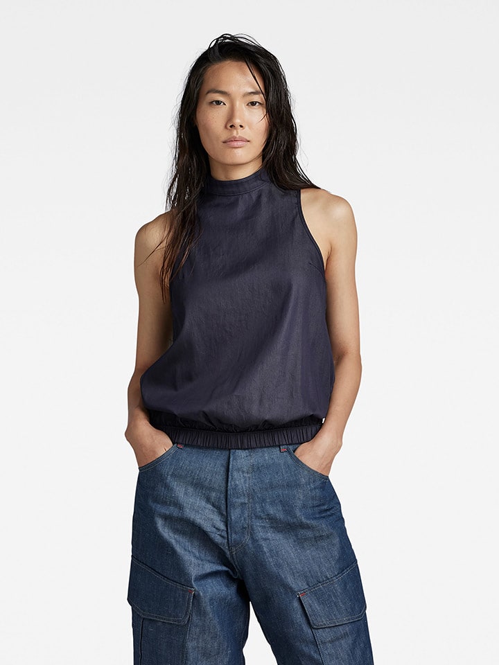 G-Star Bluzka w kolorze granatowym rozmiar: XL