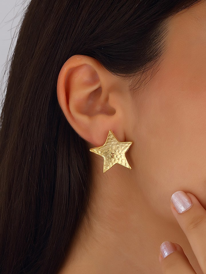 Nakkash Pozłacane kolczyki-wkrętki rozmiar: onesize