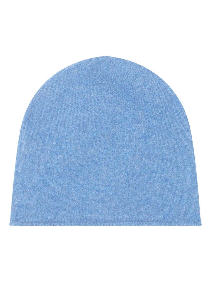 Perfect Cashmere Kaszmirowa czapka "June" w kolorze błękitnym rozmiar: onesize