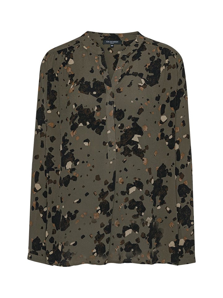 Ilse Jacobsen Bluzka w kolorze oliwkowo-czarnym rozmiar: 40