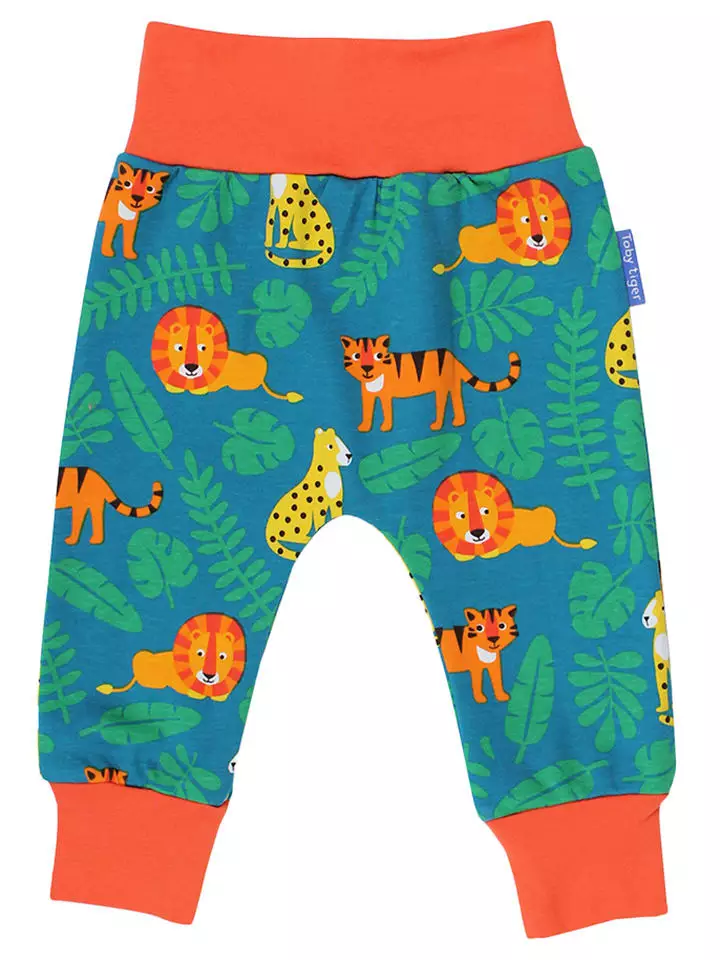 Toby Tiger Spodnie w kolorze zielono-pomarańczowym rozmiar: 56