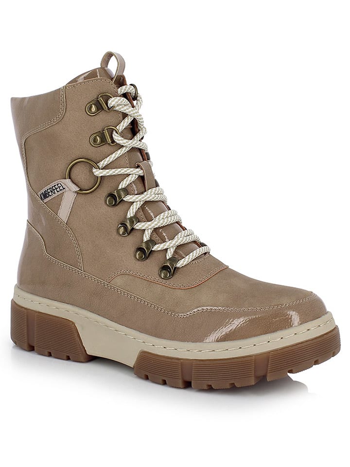 Kimberfeel Botki zimowe w kolorze brązowym rozmiar: 41