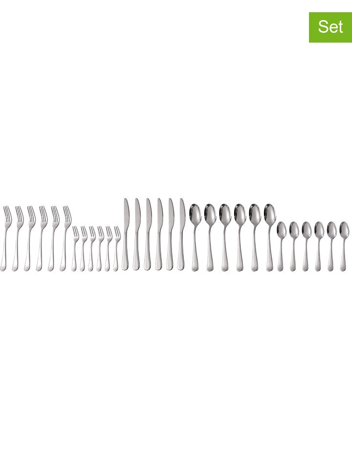 Echtwerk 30-częściowy zestaw sztućców "Grado" w kolorze srebrnym rozmiar: onesize